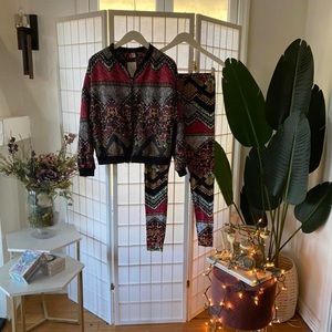 H&M Printed Matching Set